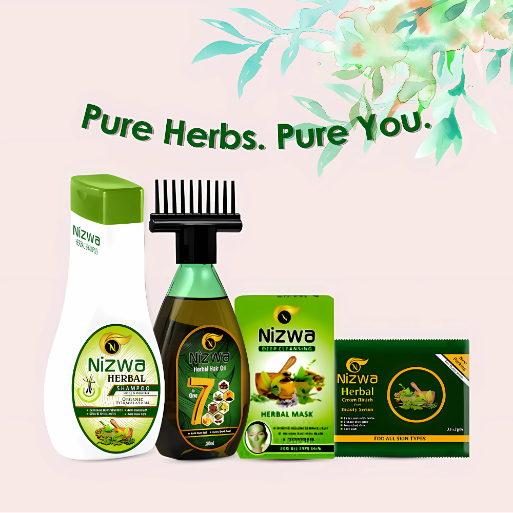 Nizwa Herbal Bundle: Pure Botanical Skincare for Naturally Radiant, Balanced Skin